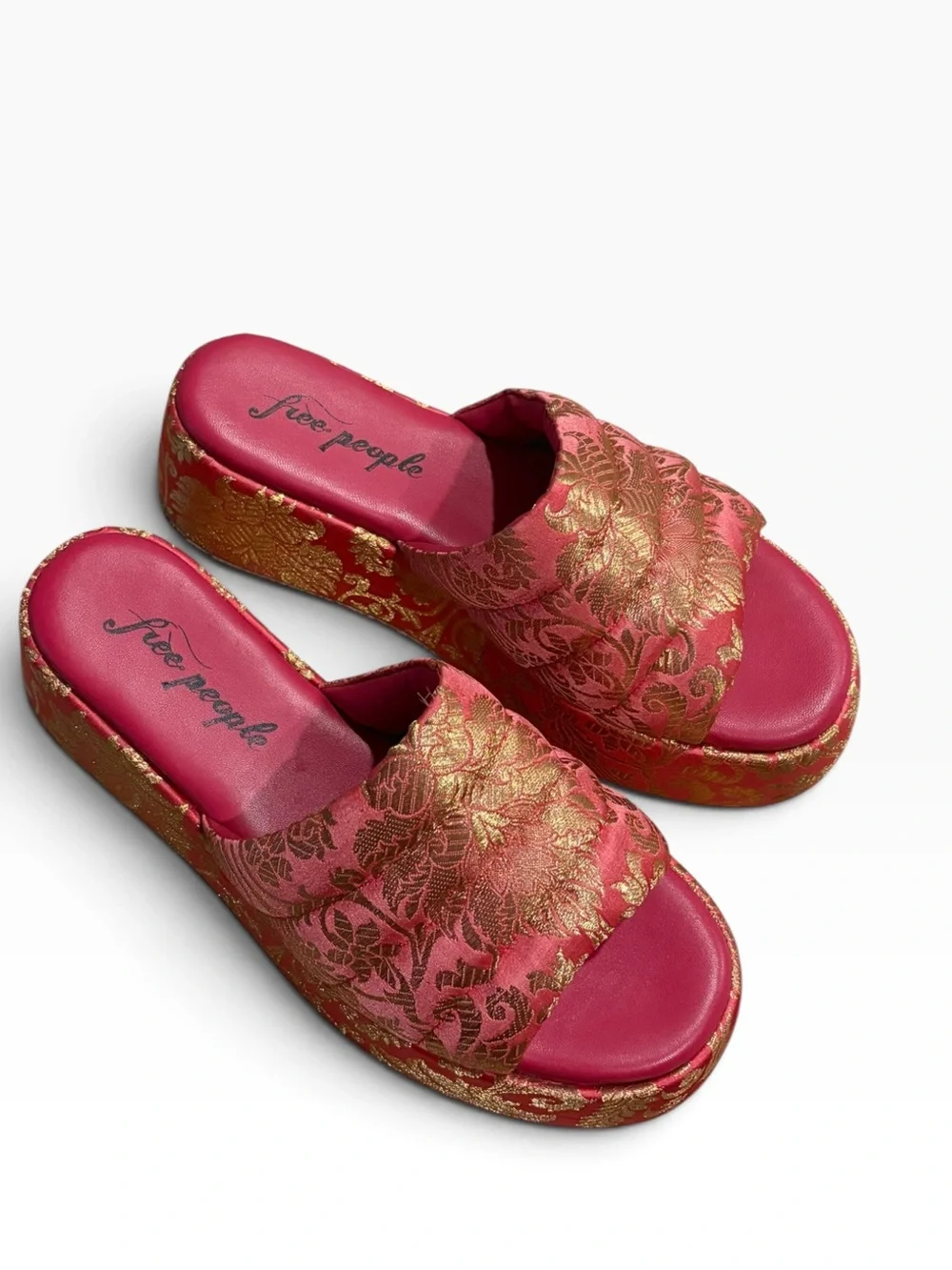 Free People Almost Paradise Platform Slid On